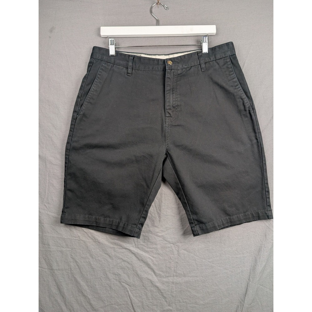 Volcom Shorts Mens Size 34 Black Monty Chino Walk Short Casual Skate Summer Golf